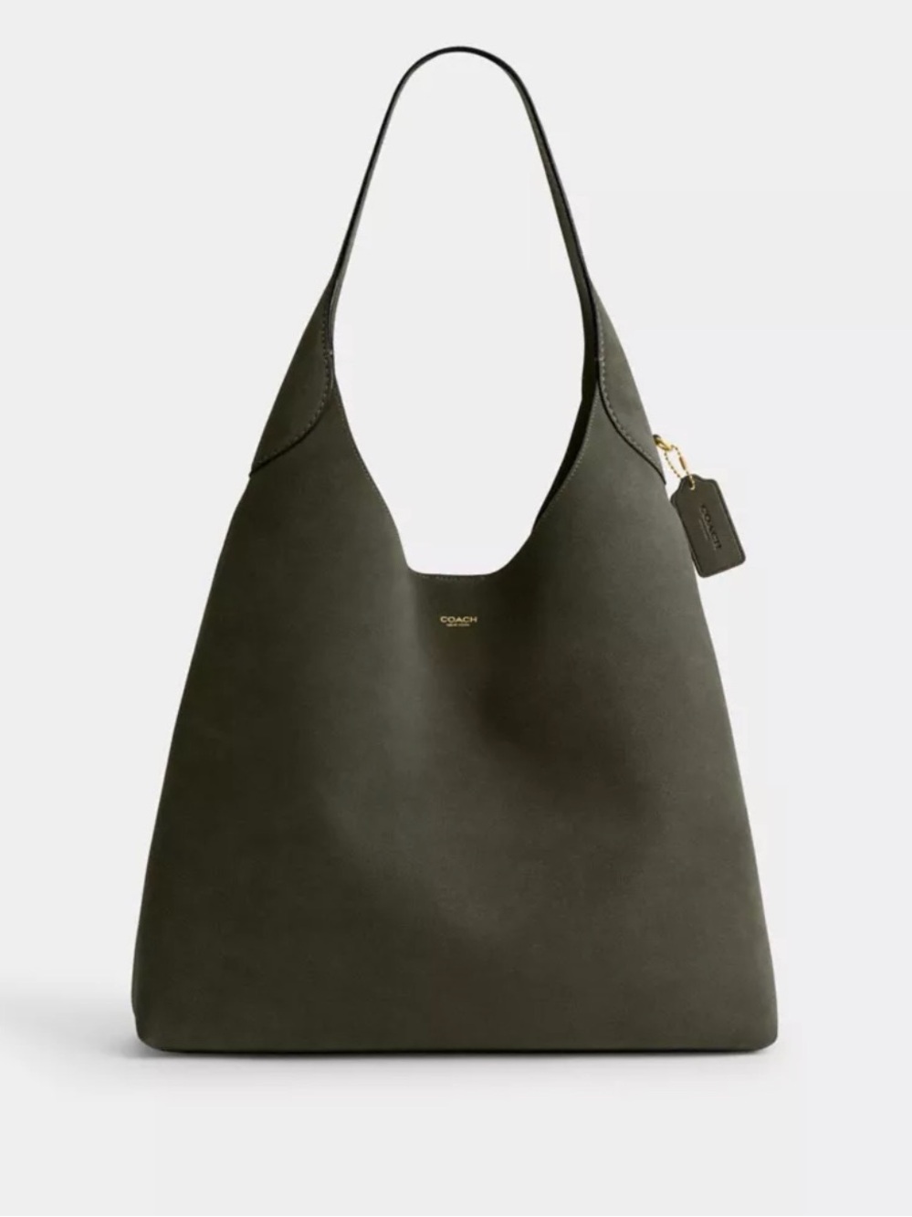 Coach Brooklyn 39 Olive Suede